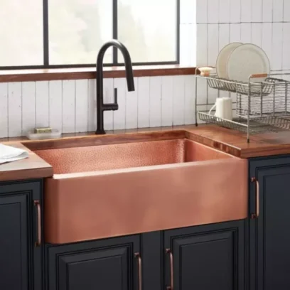 DIY Kitchen Renovations A tap with a sink