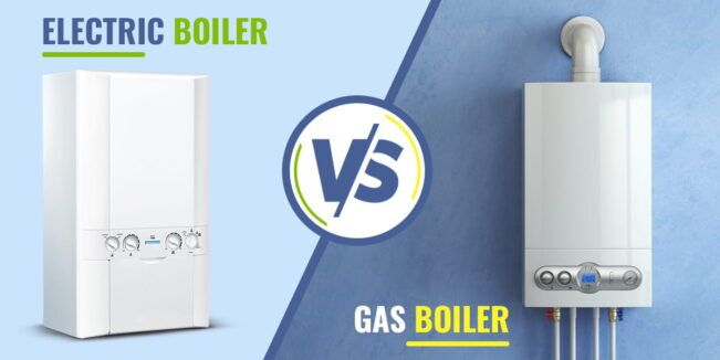 Comparison of Electric vs Gas Boiler – energy efficiency, cost, and environmental impact considerations for home heating